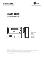 Предварительный просмотр 1 страницы LG iCAM4000 Quick Start Manual