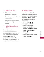 Предварительный просмотр 48 страницы LG Imprint (Spanish) Manual Del Propietario