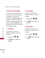 Предварительный просмотр 61 страницы LG Imprint (Spanish) Manual Del Propietario