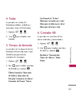 Предварительный просмотр 62 страницы LG Imprint (Spanish) Manual Del Propietario