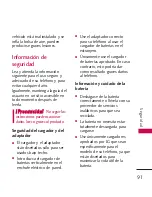 Предварительный просмотр 92 страницы LG Imprint (Spanish) Manual Del Propietario