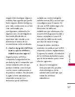 Предварительный просмотр 98 страницы LG Imprint (Spanish) Manual Del Propietario