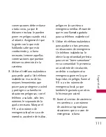 Предварительный просмотр 112 страницы LG Imprint (Spanish) Manual Del Propietario