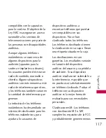 Предварительный просмотр 118 страницы LG Imprint (Spanish) Manual Del Propietario