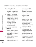 Предварительный просмотр 123 страницы LG Imprint (Spanish) Manual Del Propietario