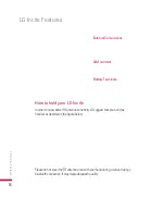 Preview for 5 page of LG Incite GW825 User Manual