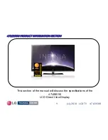 Предварительный просмотр 9 страницы LG INFINIA 47LE8500 Manual