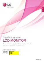 Предварительный просмотр 1 страницы LG IPS225 X Series Owner'S Manual