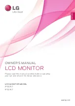 LG IPS225T Owner'S Manual предпросмотр