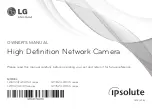 Preview for 1 page of LG ipsolute LW352-F Owner'S Manual
