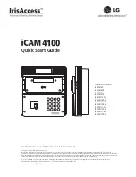Preview for 1 page of LG IrisAccess iCAM4100 Quick Start Manual