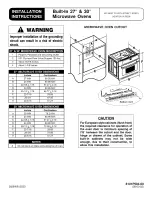 LG JMC8130DDS Installation Instructions preview