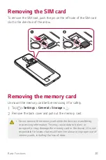 Preview for 21 page of LG K20 LG-RS501 User Manual