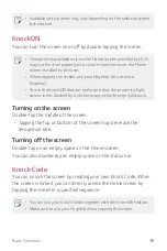 Preview for 39 page of LG K20 LG-RS501 User Manual