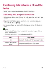 Preview for 44 page of LG K200F User Manual