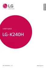 Preview for 1 page of LG K240H User Manual