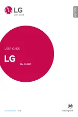 Preview for 1 page of LG K330 User Manual