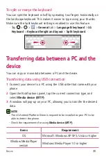 Preview for 36 page of LG K330 User Manual