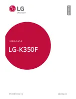 LG K350F User Manual preview