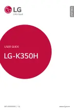 LG K350H User Manual preview