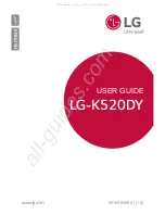 LG K520DY User Manual preview