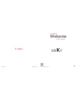 Preview for 1 page of LG K7 Start Manual