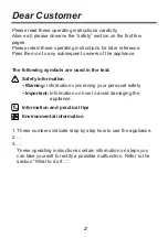 Preview for 2 page of LG KA60010A Installation And Operating Instructions Manual