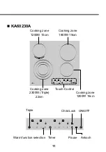 Предварительный просмотр 11 страницы LG KA60230A Installation And Operating Instructions Manual