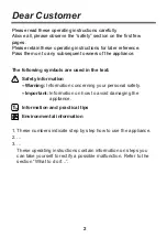 Preview for 2 page of LG KA60510A Installation And Operating Instructions Manual