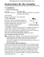 Предварительный просмотр 19 страницы LG KA67210FS Installation And Operating Instructions Manual