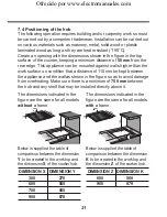 Предварительный просмотр 21 страницы LG KA67210FS Installation And Operating Instructions Manual