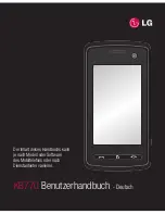 Preview for 3 page of LG KB770 User Manual