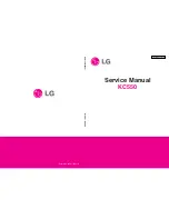 LG KC550 Service Manual preview