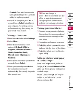 Preview for 38 page of LG KC910Q Manual