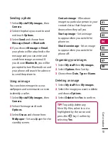 Preview for 52 page of LG KC910Q Manual