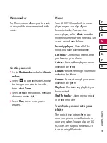 Preview for 58 page of LG KC910Q Manual