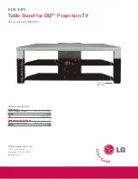 LG KDR-44FS Dimensions preview