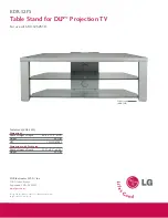 LG KDR-52FS Dimensions preview