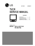 Preview for 1 page of LG KE-20P32X Service Manual