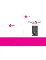 LG KE820 Service Manual preview