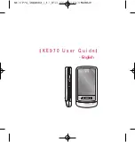 Preview for 2 page of LG KE970.AESAGD User Manual