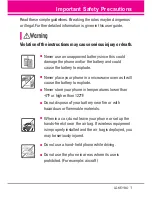 Preview for 1 page of LG KEYBO User Manual