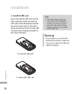 Preview for 22 page of LG KF240d User Manual