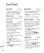 Preview for 58 page of LG KF240d User Manual