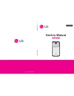 LG KF350 Service Manual предпросмотр