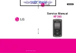 Preview for 1 page of LG KF390 Service Manual