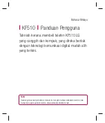 Preview for 121 page of LG KF510 User Manual