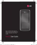 Предварительный просмотр 3 страницы LG KF600 User Manual