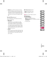 Предварительный просмотр 259 страницы LG KF600 User Manual