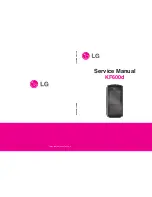 LG KF600d Service Manual preview